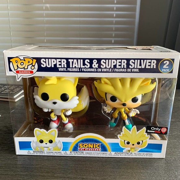 Funko Pop Sonic Super Tails Super Silver